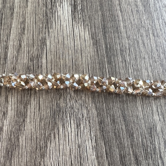 Handcrafted Jewelry Set- Champagne Supernova - Picture 2 of 6